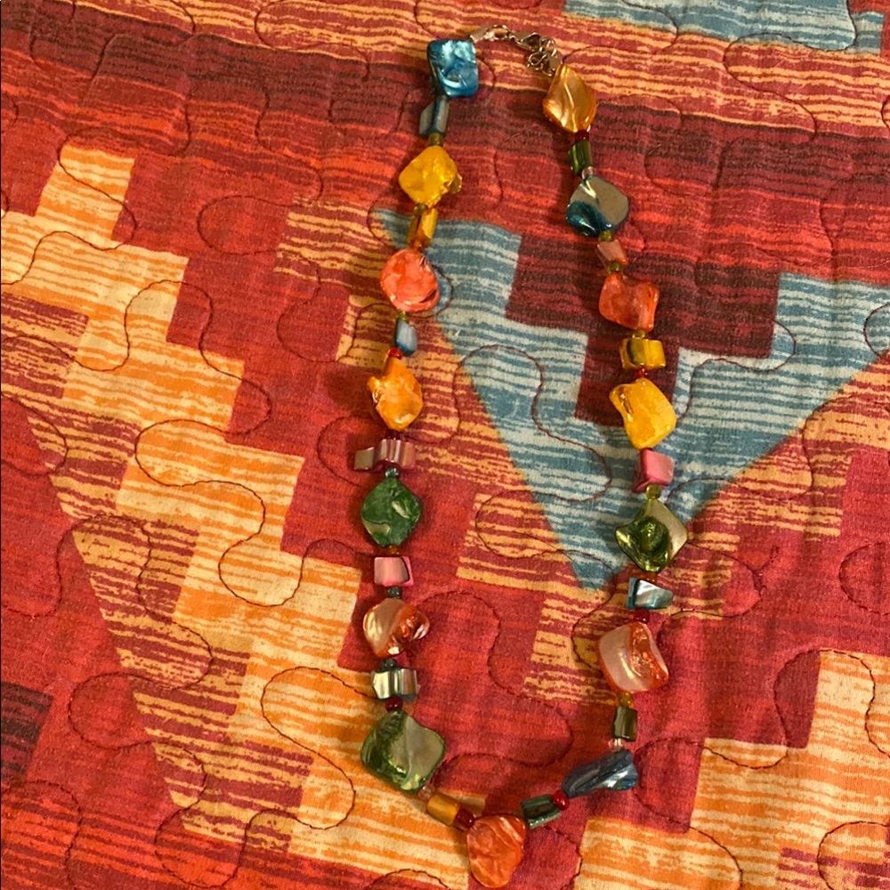 Multicolor Gemstone Necklace